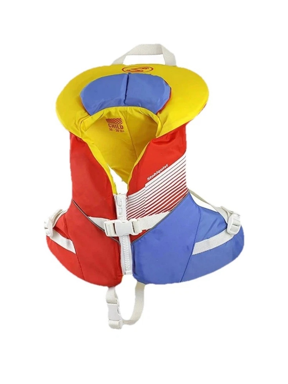 Stohlquist Infant and Child Life Jacket (Orange/Yellow, Child 30-50lb